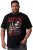Men+ 180 T-shirt Rockin' Zwart - T-shirts - Grote Maten T-shirts Heren
