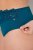 Ulla Popken 832864 Strings met kant Petrol - Slips - 