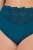 Ulla Popken 832864 Strings met kant Petrol - Slips - 