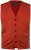Boston Park 948 Gebreid gilet met V-hals Terracotta - Pakken - Grote Maten Kostuum Heren