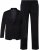 JP1880 Flexnamic Business Suit Konan Black - Pakken - Grote Maten Kostuum Heren