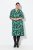 Ulla Popken 834191 Bedrukte blousejurk Zwart - Blousejurken - 