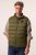 Boston Park 460 Bodywarmer gewatteerd met opstaande kraag Olijfgroen - Jassen - Grote Maten Herenjassen