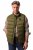 Boston Park 460 Bodywarmer gewatteerd met opstaande kraag Olijfgroen - Jassen - Grote Maten Herenjassen