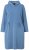 Ulla Popken 834536 Sweatjurk met capuchon Denimblauw - Sweatjurken - 