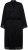 Ulla Popken 834837 Kimono badjas met kant Zwart - Ochtendjassen & badjassen - 