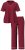 Ulla Popken 835397 Pyjama met korte mouwen en overhemdkraag Lila - Pyjama's en Loungewear - 
