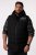 Men+ 442 Bodywarmer gewatteerd met capuchon en print Zwart - Jassen - Grote Maten Herenjassen