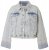 Ulla Popken 835486 Spijkerjas met wijde mouwen Denimblauw - Jassen - Damesjassen in grote maten