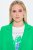 Ulla Popken 836165 Lange blazer met driekwartmouwen Groen - Blazers - Blazers in grote maten voor dames