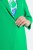 Ulla Popken 836165 Lange blazer met driekwartmouwen Groen - Blazers - Blazers in grote maten voor dames