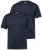 Men+ 299 T-shirt V-hals Donkerblauw set van 2 - T-shirts - Grote Maten T-shirts Heren