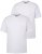 Men+ 299 T-shirt V-hals Wit set van 2 - T-shirts - Grote Maten T-shirts Heren