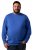 Men+ 313 T-shirt lange mouw bellyfit Kobaltblauw - T-shirts - Grote Maten T-shirts Heren