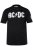 JP1880 AC/DC Classic Logo Band T-Shirt Black - T-shirts - Grote Maten T-shirts Heren