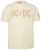 JP1880 836411 AC/DC Classic Logo T-shirt Zandgrijs - Band T-shirts - Band T-shirts in grote maten