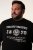 Men+ 424 T-shirt Trout Trophy Zwart - T-shirts - Grote Maten T-shirts Heren