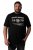 Men+ 424 T-shirt Trout Trophy Zwart - T-shirts - Grote Maten T-shirts Heren