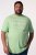 Men+ 424 T-shirt Trout Trophy Mintgroen - T-shirts - Grote Maten T-shirts Heren