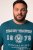 Men+ 424 T-shirt Trout Trophy Lagunegroen - T-shirts - Grote Maten T-shirts Heren