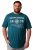 Men+ 424 T-shirt Trout Trophy Lagunegroen - T-shirts - Grote Maten T-shirts Heren