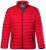 Boston Park 638 Gewatteerd jack bellyfit met opstaande kraag Rood - Jassen - Grote Maten Herenjassen