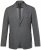 JP1880 Rimini Flexnamic Gestreept jersey colbert Donkergrijs - Pakken - Grote Maten Kostuum Heren