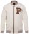 JP1880 836786 Collegejack met embleem Gebroken wit - Jassen - Grote Maten Herenjassen