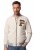 JP1880 836786 Collegejack met embleem Gebroken wit - Jassen - Grote Maten Herenjassen