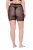 Ulla Popken 836805 Gestippelde anti-schuur shorts Zwart - Anti-schuur shorts - 