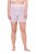 Ulla Popken 836805 Gestippelde anti-schuur shorts Wit - Anti-schuur shorts - 