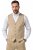 JP1880 New York Flexnamic Jersey gilet Beige - Pakken - Grote Maten Kostuum Heren
