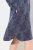 Ulla Popken 837069 Gebloemde jurk Donkerblauw - Midi jurken - Midi jurken in grote maten