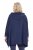 Ulla Popken 837190 Loungeponcho met capuchon Donkerpaars - Pyjama's en Loungewear - 
