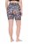 Ulla Popken 837676 Bedrukte anti-schuur shorts Zwart - Anti-schuur shorts - 
