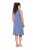 Ulla Popken 837874 Mouwloze jersey jurk Blauw - Jersey jurken - 