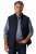 Boston Park 877 Bodywarmer met opstaande kraag en rits Donkerblauw - Jassen - Grote Maten Herenjassen