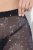 Ulla Popken 837935 Bedrukte panty legging Zwart - Panty's & sokken - 