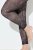 Ulla Popken 837935 Bedrukte panty legging Zwart - Panty's & sokken - 