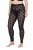Ulla Popken 837949 Bedrukte panty legging Zwart - Panty's & sokken - 