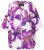 Ulla Popken 838105 Open vest met strik Violet - Vesten - Vesten in grote maten voor dames