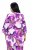 Ulla Popken 838105 Open vest met strik Violet - Vesten - Vesten in grote maten voor dames