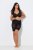 Ulla Popken 838209 Corrigerende anti-schuur shorts Zwart - Anti-schuur shorts - 