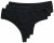Ulla Popken 838637 Strings 3-pack Zwart - Slips - 