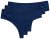 Ulla Popken 838637 Strings 3-pack Donkerblauw - Slips - 