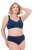 Ulla Popken 838637 Strings 3-pack Donkerblauw - Slips - 
