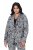 Ulla Popken 838656 Blazer met bloemen Wit - Blazers - Blazers in grote maten voor dames