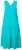 Ulla Popken 839135 Mouwloze maxi-jurk Turquoise - Maxi jurken - Maxi jurken in grote maten