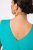 Ulla Popken 839135 Mouwloze maxi-jurk Turquoise - Maxi jurken - Maxi jurken in grote maten