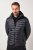 JAY-PI Lightly Quilted Jacket with a Hoodie Black - Jassen - Grote Maten Herenjassen